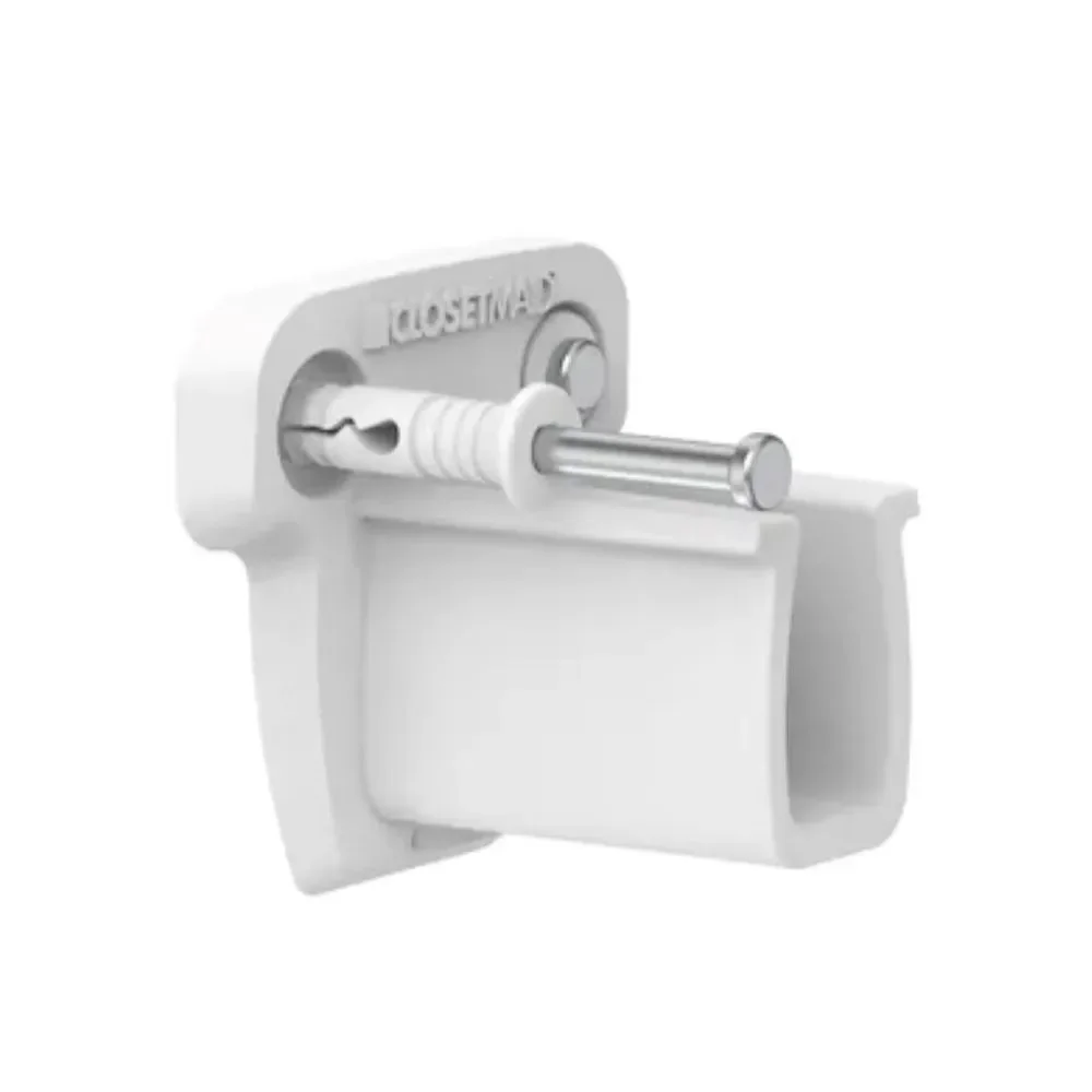 10/$25🦋 Set of 2 NIB Closemaid White Fixed Mounts Side Wall Brackets
